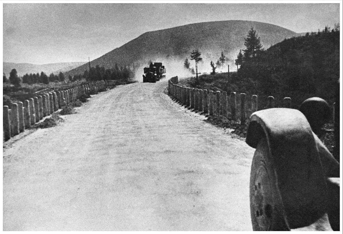 kol_trassa_1942_1943 Золото для победы: горнодобывающая промышленность Дальстроя в годы войны - Вклад Колымы в Победу | Вклад Колымы в Победу